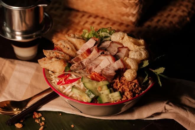 Bun porc croustillant nems porc