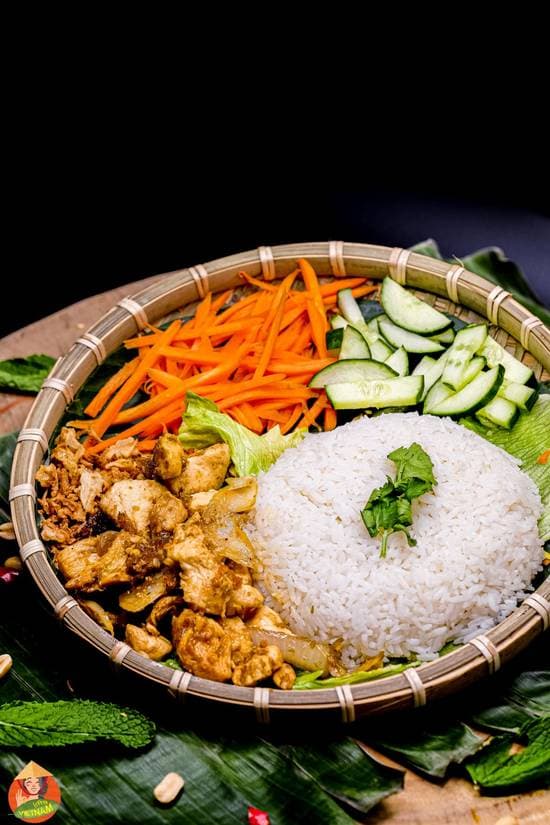 Riz et poulet au caramel