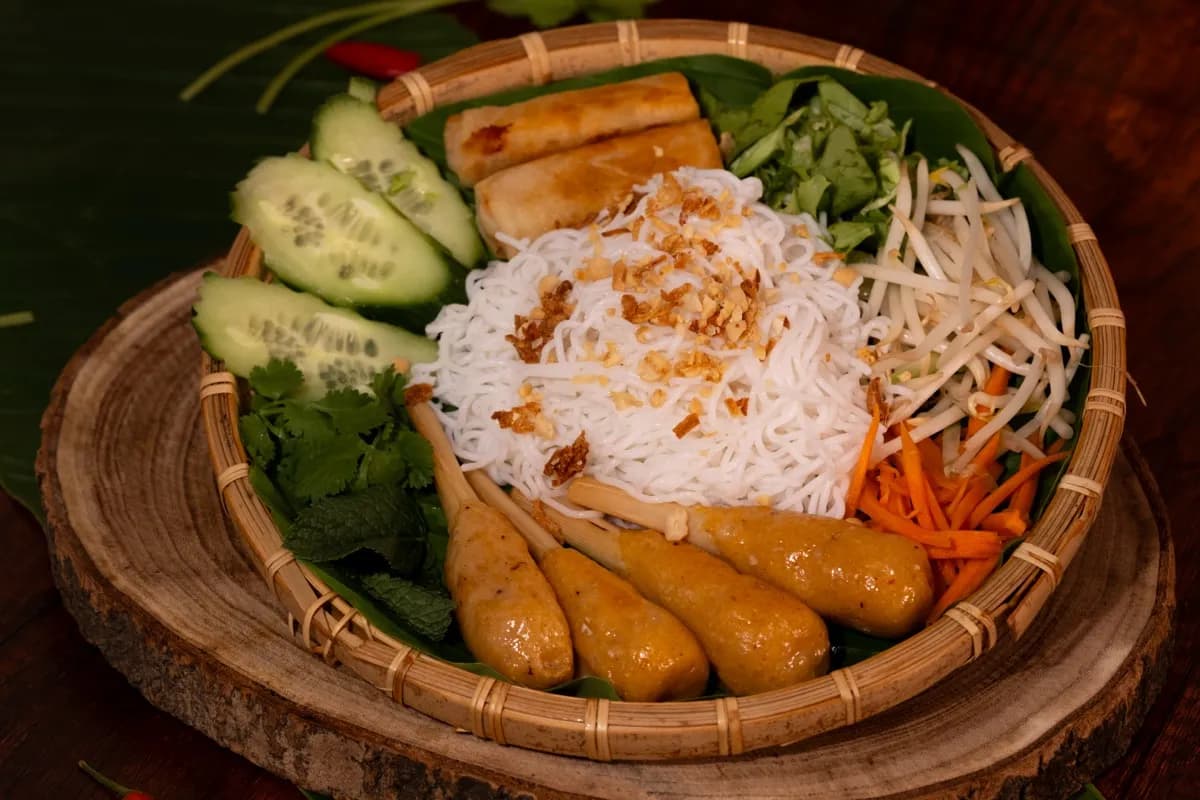 Bun Chạo Tôm Nems