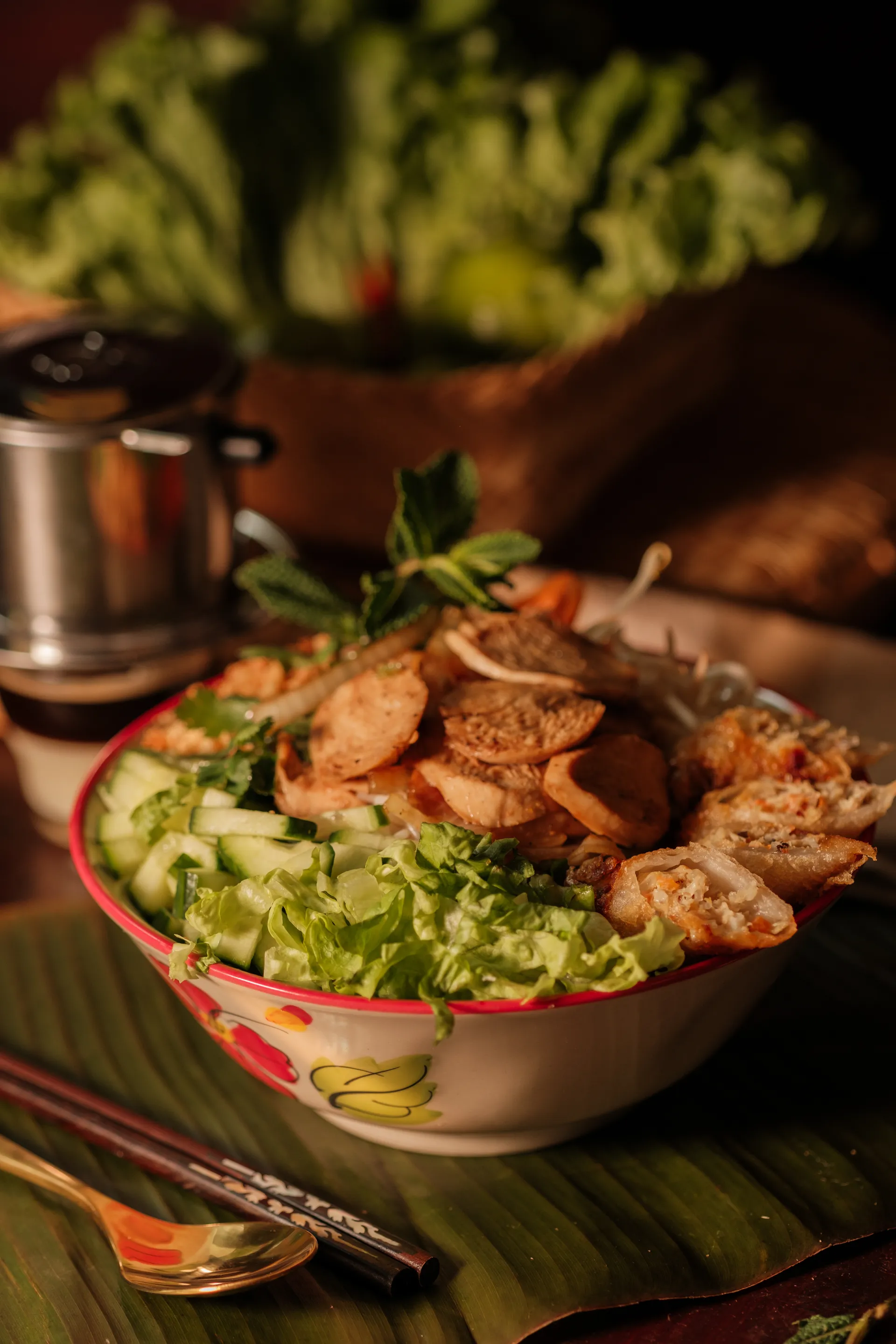 Bun Poulet Nems
