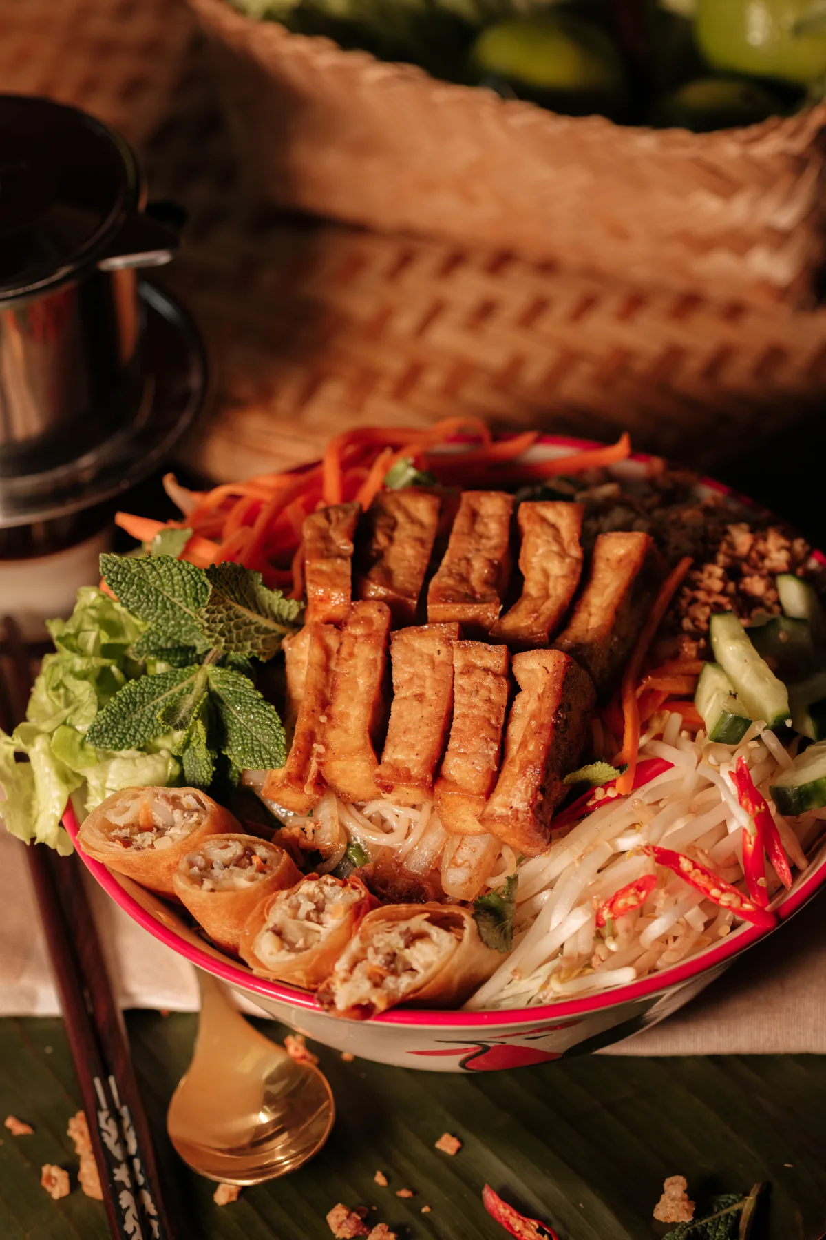 Bun Nems Végétariens