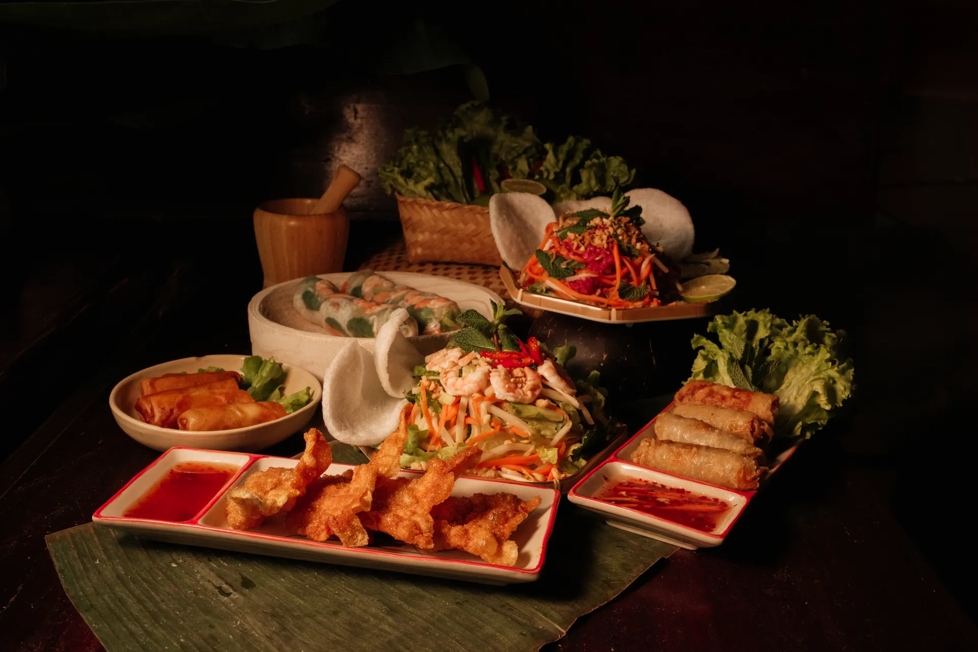 Sélection d'entrées vietnamiennes