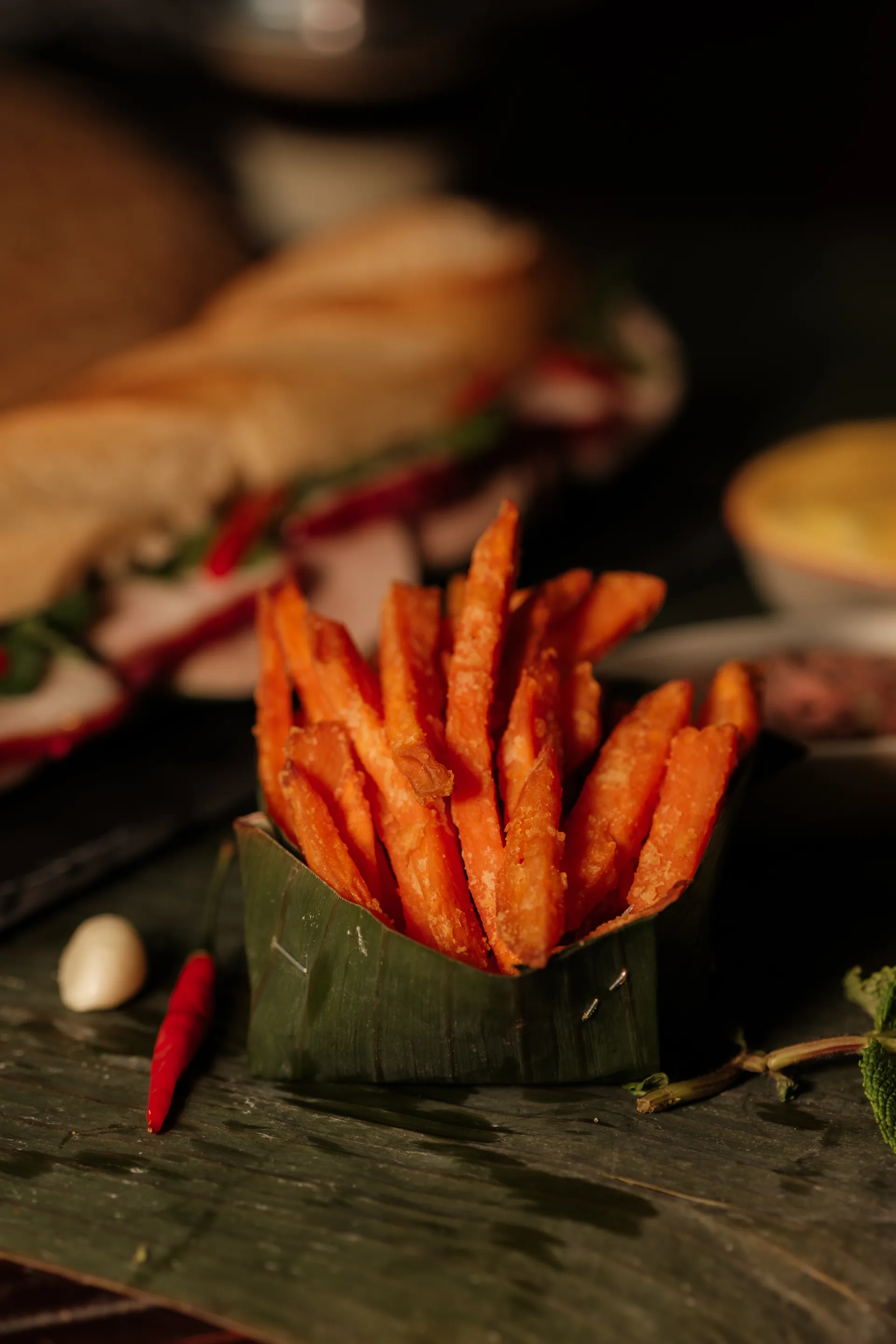 Frites de patate douce