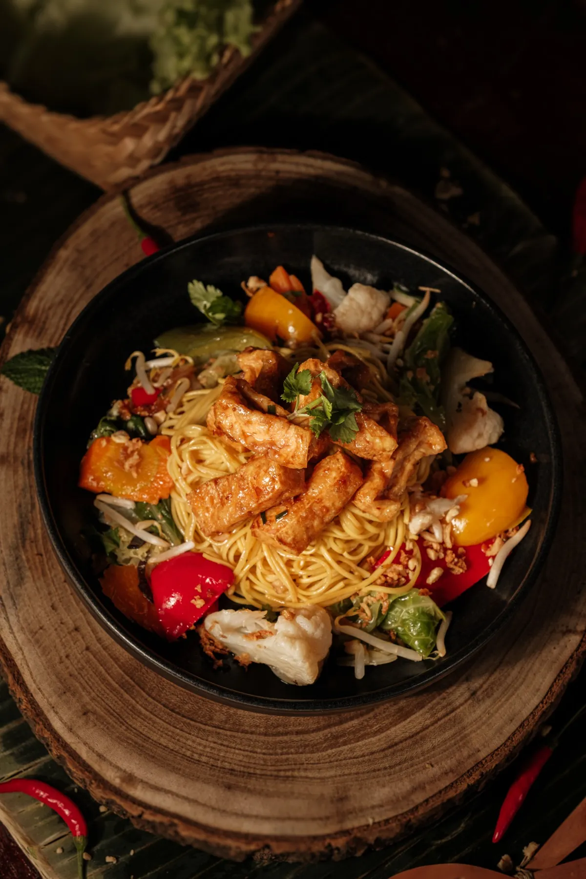 Nouilles Sautées au Tofu